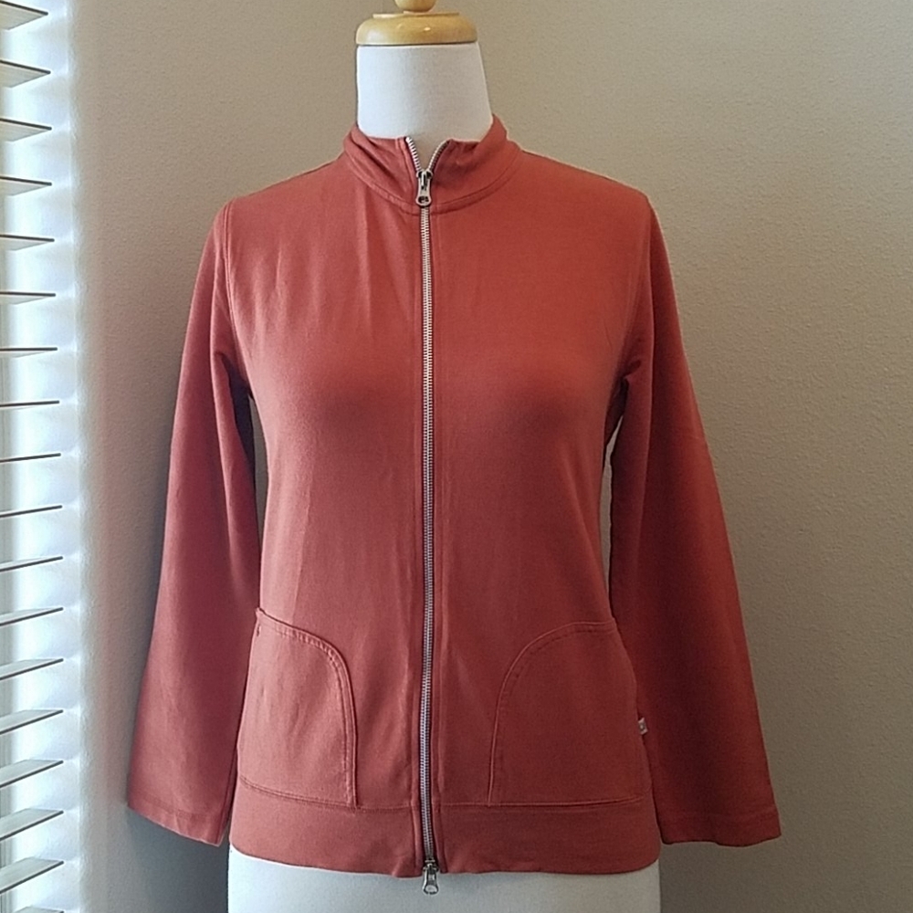 Chico's Zenergy Burnt Orange Jacket